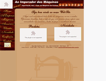 Tablet Screenshot of aoimperador.com.br